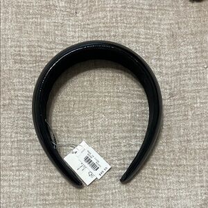 J. Crew Glossy Black Headband